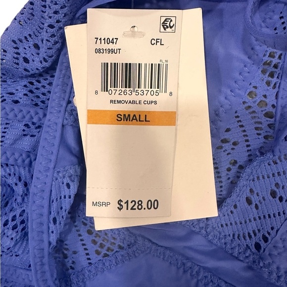 Brand new BECCA Women’s Color Play Plunge One Piece Swimsuit Small - Picture 12 of 13